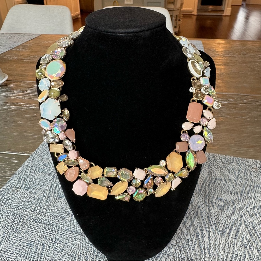 Gorgeous J. Crew Ombré Crystal Necklace